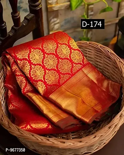 Kanchipuram Studio Wedding Banarasi Silk Saree | Indian Ethnic Wear | Traditional Women's Sari-thumb5