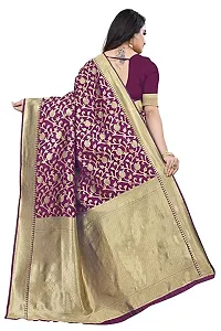 Copper Zari Pure Silk Saree | Indian Ethnic Wear | Traditional Women's Sari-thumb3