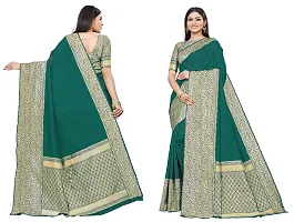 Smooth Kanjeevaram Silk Saree Pure Zari Traditional Women's Sari-thumb2