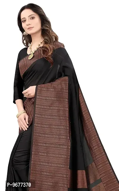 Kanchipuram Printed Ethnic Silk Saree | Indian Ethnic Wear | Traditional Women's Sari-thumb2