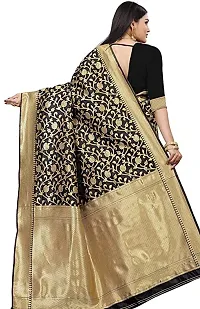 Copper Zari Pure Silk Saree | Indian Ethnic Wear | Traditional Women's Sari-thumb2