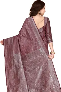 Stylish Maroon Art Silk Saree With Blouse Piece For Women-thumb4