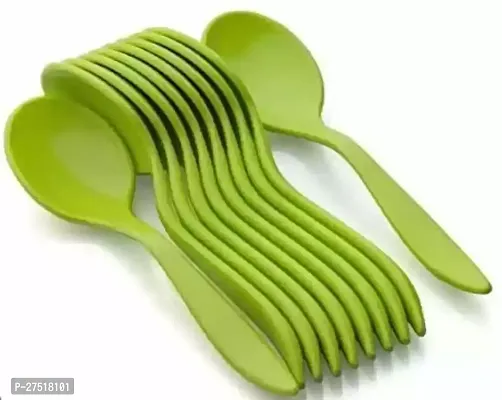 Cute Plastic Spoon For Kitchen Dining And Serving-Pack Of 8-thumb0