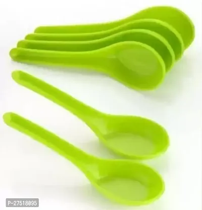 Cute Plastic Spoon For Kitchen Dining And Serving-Pack Of 6-thumb0