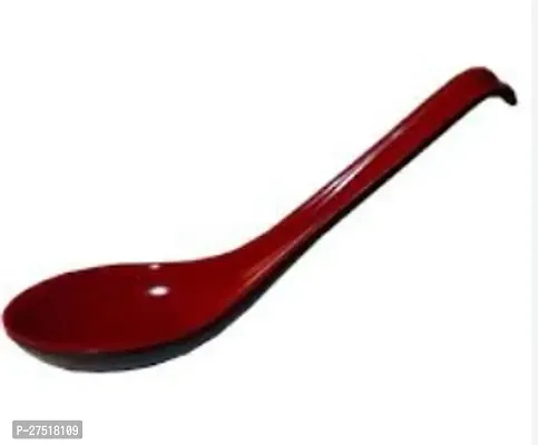 Cute Plastic Spoon For Kitchen Dining And Serving-Pack Of 2