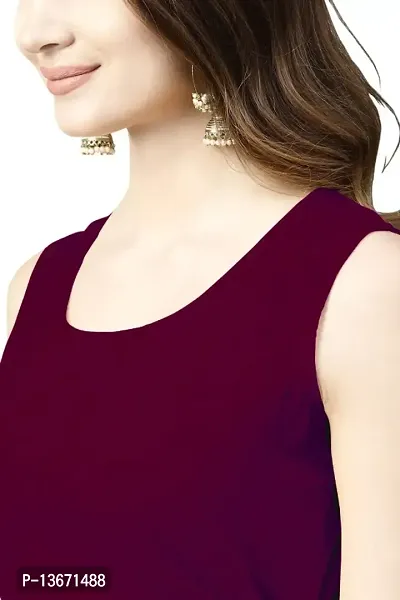 Stylish Maroon Rayon Kurtas For Women-thumb4