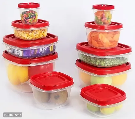 High Grade Food Storage Kitchen Container Set of 10