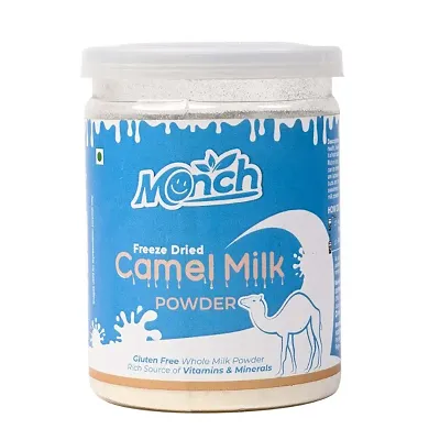 Monch Camel Milk Powder - Camel Milk Powder For Height Growth - Freeze Dried (50g, Pack of 1)