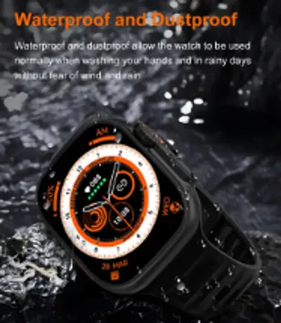 Amoled T800 Smartwatch withBluetooth Make/Recieve Call,Send/Recieve SMS, Social Media Alert, Heartrate  Step Tracking