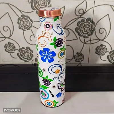 Classic Printed Copper Water Bottle, 500ml