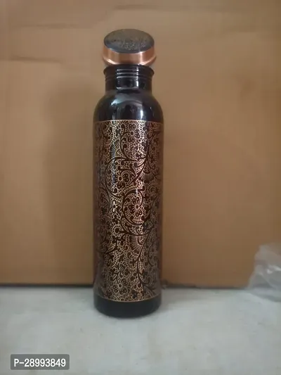 Classic Printed Copper Water Bottle, 500ml-thumb0