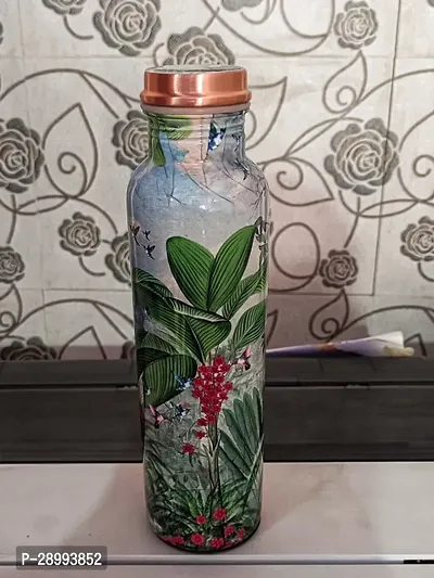 Classic Printed Copper Water Bottle, 500ml