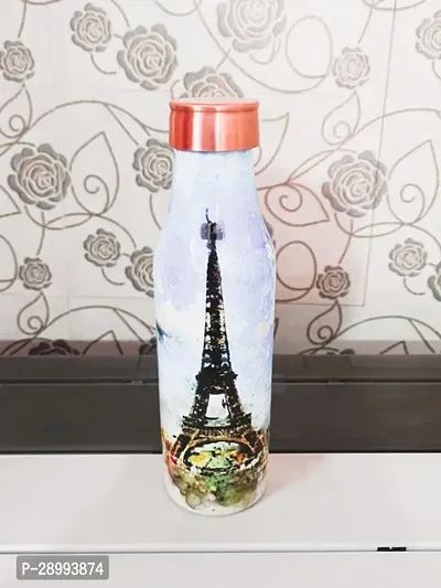 Classic Printed Copper Water Bottle, 500ml