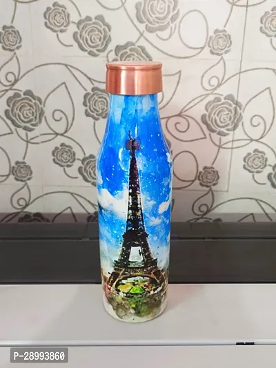 Classic Printed Copper Water Bottle, 500ml