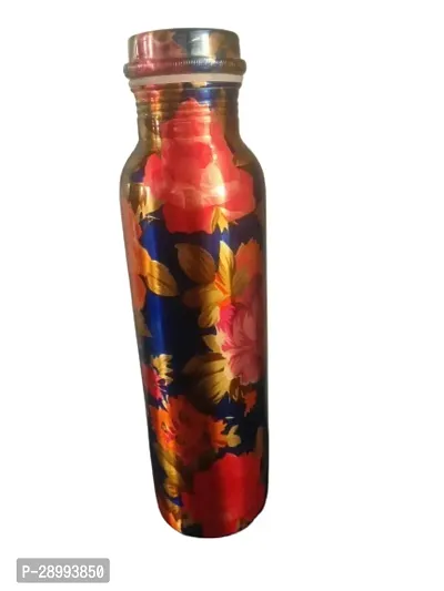 Classic Printed Copper Water Bottle, 500ml-thumb0