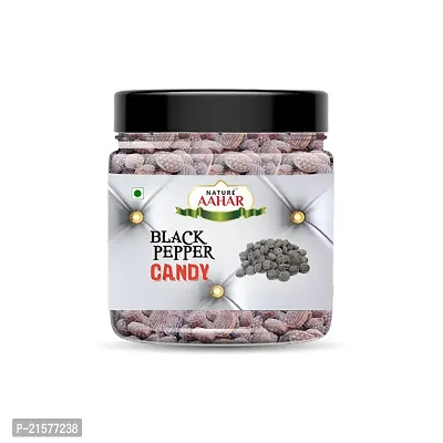 Nature Aahar Kali Mirch Candy || Black Pepper Candy || Kali Mirch Herbal Toffee Candy || Khatti Mithi Goli || Mukhwas || Mouth Freshner (200 Grams)