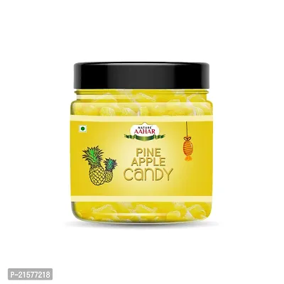 Nature Aahar Pineapple Candy || Khatta Mitha Swad Goli || Toffee (200Gm)-thumb0