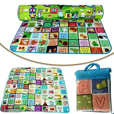 CASA NEST Double Sided Play mat/Crawling mat Multi Purpose Water Proof Foldable-5 * 6 ft-1 Piece- Multicoloured-thumb4
