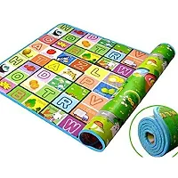 CASA NEST Double Sided Play mat/Crawling mat Multi Purpose Water Proof Foldable-5 * 6 ft-1 Piece- Multicoloured-thumb1