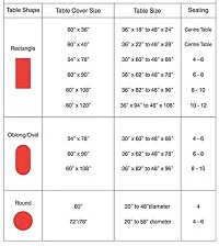 CASA-NEST Waterproof Solid 8-10 Seater Rectangular Table Cloth Protector without Laced Edges - (Transparent, 60 X 108 inches,Polyvinyl Chloride, Pack of 1)-thumb3