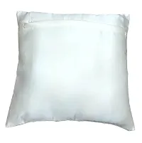 CASA-NEST Premium Foam Pintex Cushion Cover,Pack of 2 Pc,Bed Cushion/Decorative Sofa Cushion (Size:20x20Inch) (Ivory)-thumb1