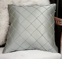 CASA-NEST Premium Foam Pintex Cushion Cover,Pack of 2 Pc,Bed Cushion/Decorative Sofa Cushion (Size:20x20Inch) (Mouse)-thumb2