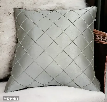 CASA-NEST Premium Foam Pintex Cushion Cover,Pack of 2 Pc,Bed Cushion/Decorative Sofa Cushion (Size:20x20Inch) (Mouse)-thumb3
