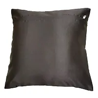 CASA-NEST Premium Foam Pintex Cushion Cover,Pack of 2 Pc,Bed Cushion/Decorative Sofa Cushion (Size:20x20Inch) (Brown)-thumb1