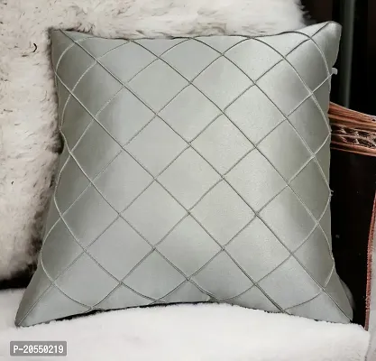 CASA-NEST Premium Foam Pintex Cushion Cover,Pack of 2 Pc,Bed Cushion/Decorative Sofa Cushion (Size:24x24Inch) (Mouse)-thumb3