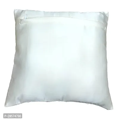 CASA-NEST Premium Foam pentak Cushion Cover,Pack of 2 Pc,Bed Cushion/Decorative Sofa Cushion (Size:16x16Inch) (White)-thumb3