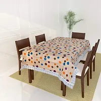 CASA-NEST PVC Waterproof Dining 2-4 Seater Table Cover, 40x60-inch, Multicolour-Printed001-thumb2