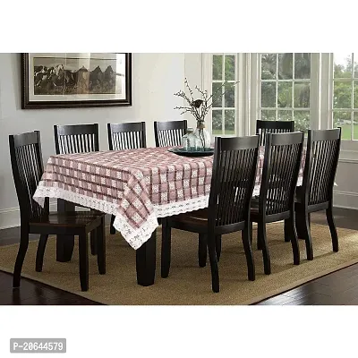 CASA-NEST 4 Seater Rectangle Table Cover,Waterproof,Size 40x60 (Width x Length INCH,Coffee COLOR-printed001