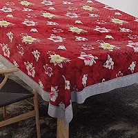 CASA-NEST Thick PVC Printed Dining Table Cover, 4 to 6 Seater Size-54x78 inch, Waterproof Easy to Clean, Multi Color printed002-thumb2