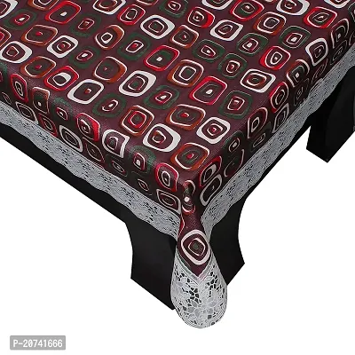 CASA-NEST Thick PVC Printed Dining Table Cover, 6-8 Seater Size-60x90 inch, Waterproof Easy to Clean, Multi Color printed003-thumb2