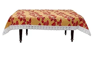 CASA-NEST Thick PVC 10-12 Seater Dining Table Cover, Size-60x120 Inch(Width x Length) Waterproof Table Cover Design printed005-thumb2