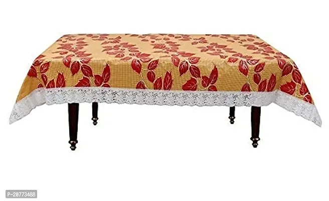 CASA-NEST Thick PVC 10-12 Seater Dining Table Cover, Size-60x120 Inch(Width x Length) Waterproof Table Cover Design printed005-thumb3