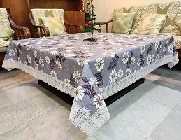 CASA-NEST Thick PVC 10-12 Seater Dining Table Cover, Size-60x120 Inch(Width x Length) Waterproof Table Cover Design printed005-thumb1