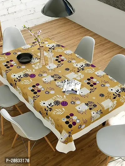 CASA-NEST Thick PVC 10-12 Seater Dining Table Cover, Size-60x120 Inch(Width x Length) Waterproof Table Cover printed005