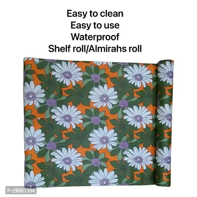 CASA-NEST PVC Wardrobe's Shelf Mat,Kitchen Shelf Mat/Drawer Mat-5 Mtr Roll (Multicolor47)-Roll001-thumb3