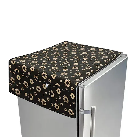 Attractive Polyester Beige Refrigerator Cover vol 4