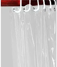 CASA-NEST PVC AC Curtain 0.30 mm, Length 7 ft Width 4.5, Pack of 1 pc, Rings included Curtain003-thumb1