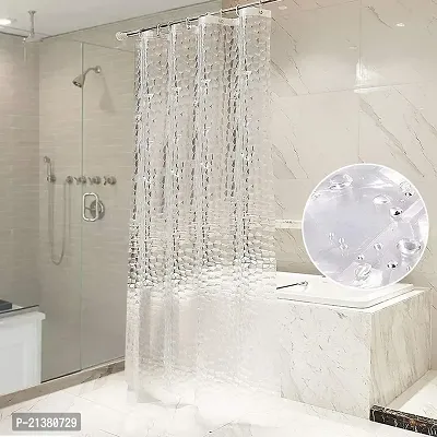 CASA-NEST Shower Curtain 3D Diamond, Ac Curtain 7FT (54x84 inch), Waterproof, Weighted Bathroom Curtain, Ring Included, Room Divider, Unit Bath, Privacy Protection Diamond007