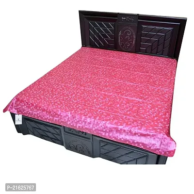 CASA-NEST Plastic Mattress Protector Sheet, Pink