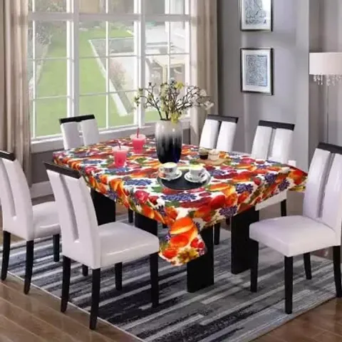 Crafting Bear Dining Table Cover 4 Seater Fruits Printed Table Cover Without Lace Size 54""x78"" Inches ? Water Poof & Dustproof Table Cloth