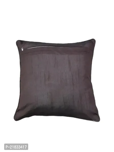 CASA-NEST Premium Silk Rose Print Cushion Cover, Pack of 2 Pc, Bed Cushion/Decorative Sofa Cushion Cover (Size:24x24Inch) (Multi 2)-thumb3