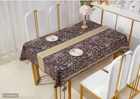 CASA-NEST Table Cover with Polyster Backing Print, Size 54x90 for 6-8 Seater Table Cover, Mix Colour, out003 (Multicolour 8)
