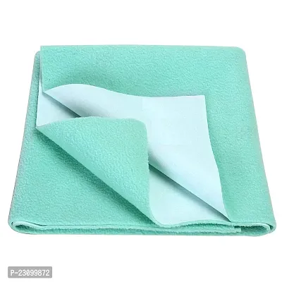 CASA-NEST Water Proof  Washable Baby Care Dry Sheet  Bed Protector (50cm X 70cm, Small, Sea Green, Set of 1) BABY001-thumb0