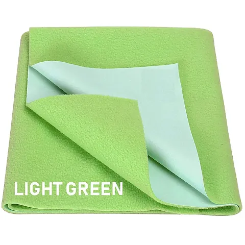 CASA-NEST Water Proof & Washable Baby Care Dry Sheet & Bed Protector (70cm X 100cm, Medium, Light Green, Set of 1) BABY002