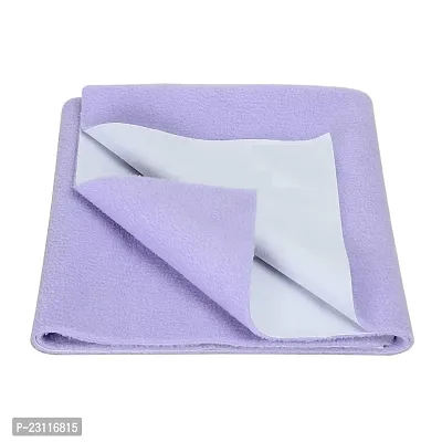 CASA-NEST Water Proof  Washable Cotton Baby Care Dry Sheet  Bed Protector (100cm X 140cm, Large, Purple, BABY003)