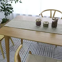 CASA-NEST Jute Table Runner with Backing Heat Resistant Dining Table Runner for Dining Table Wedding Party, 12 x 60 inches(Natural Linen)-thumb2